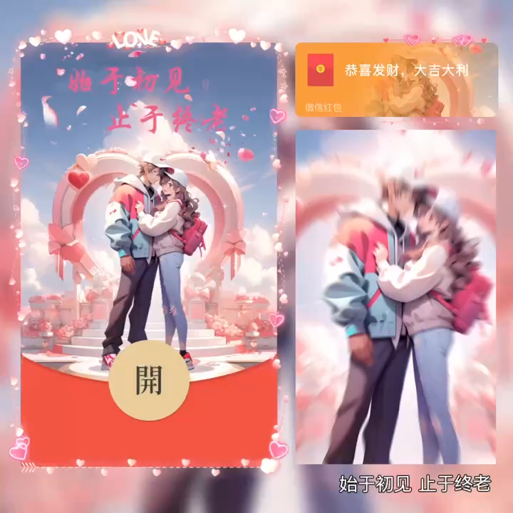 【红包封面】始于初见止于终老bao