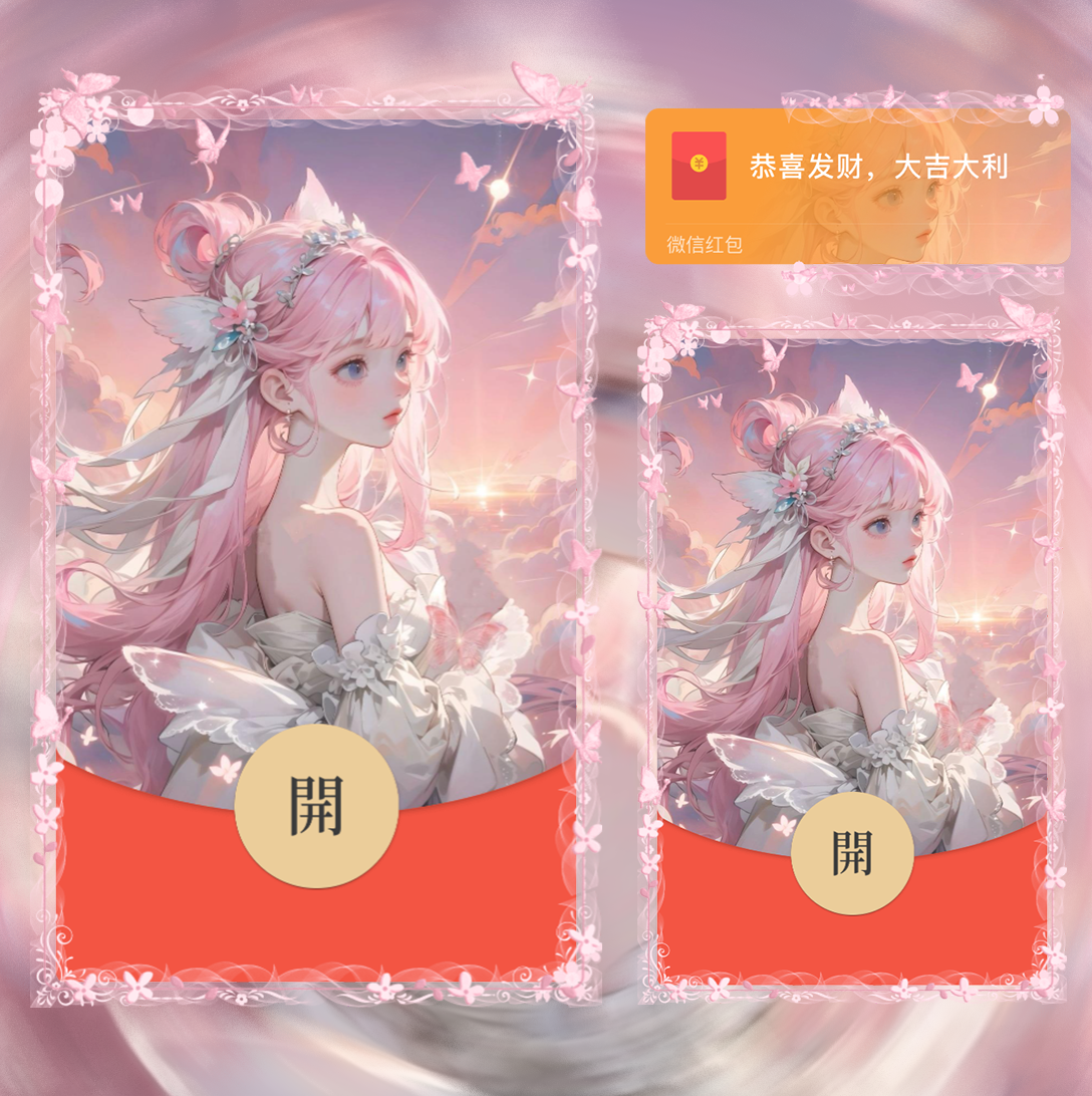 【红包封面】落日与晚风女款la
