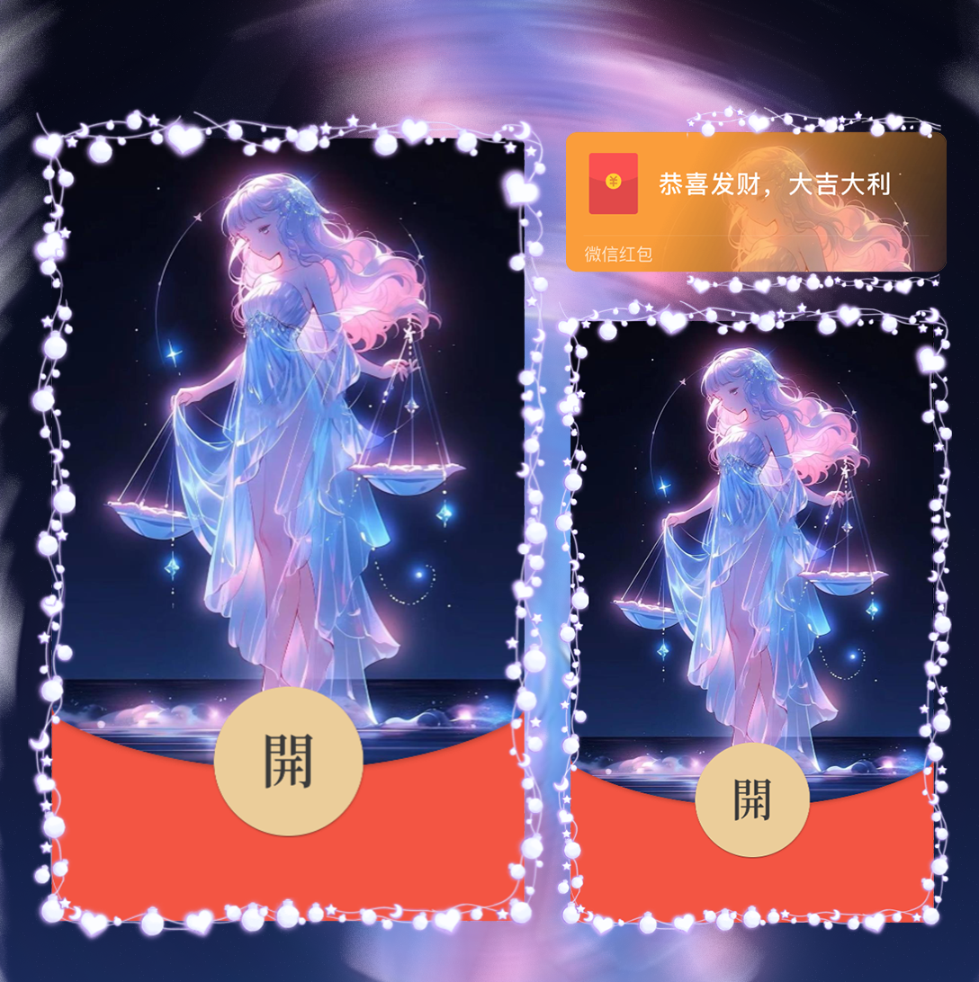 【红包封面】十二星座天秤la