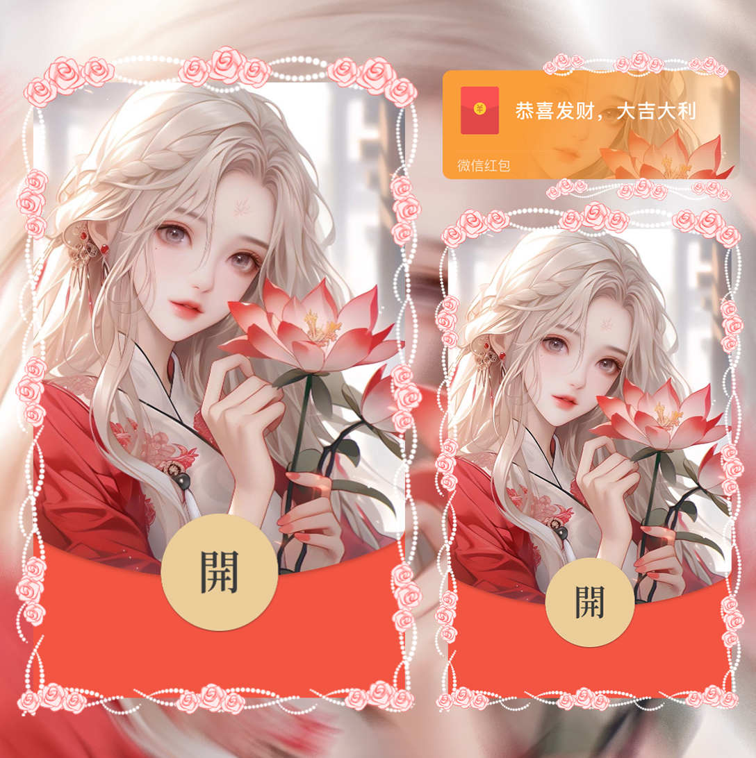 【红包封面】荷花仙子la