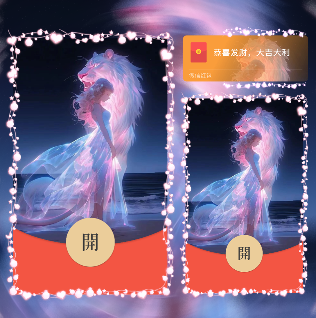 【红包封面】十二星座狮子la
