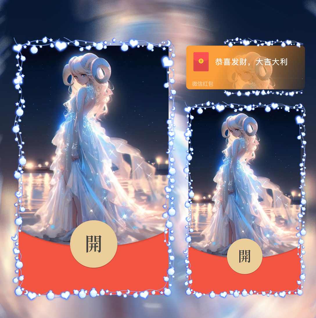 【红包封面】十二星座白羊la