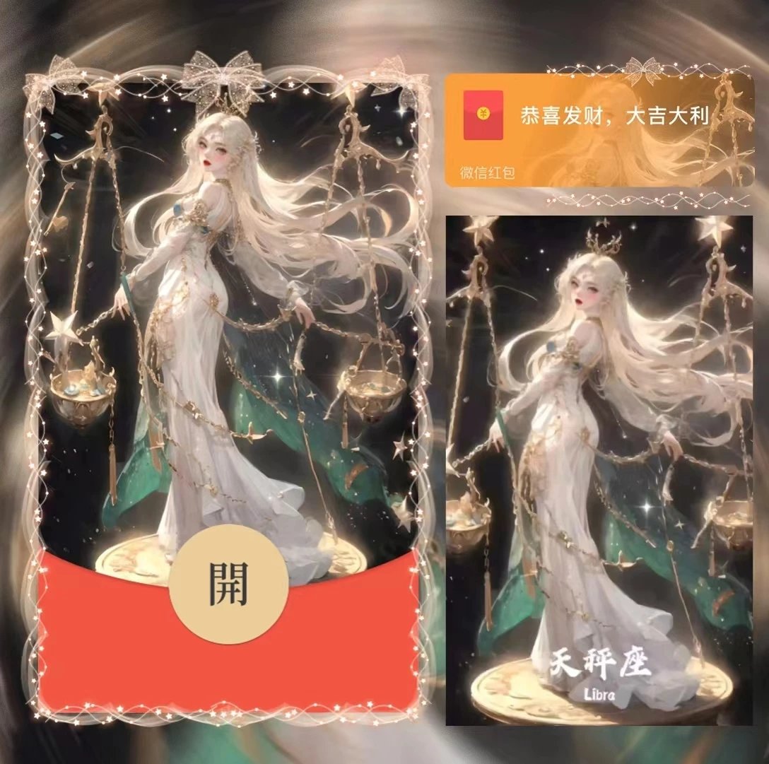 【红包封面】女星座天秤la