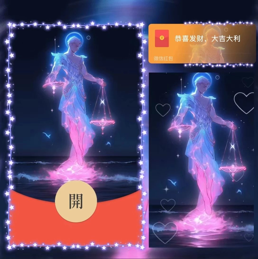 【红包封面】男星座天秤la