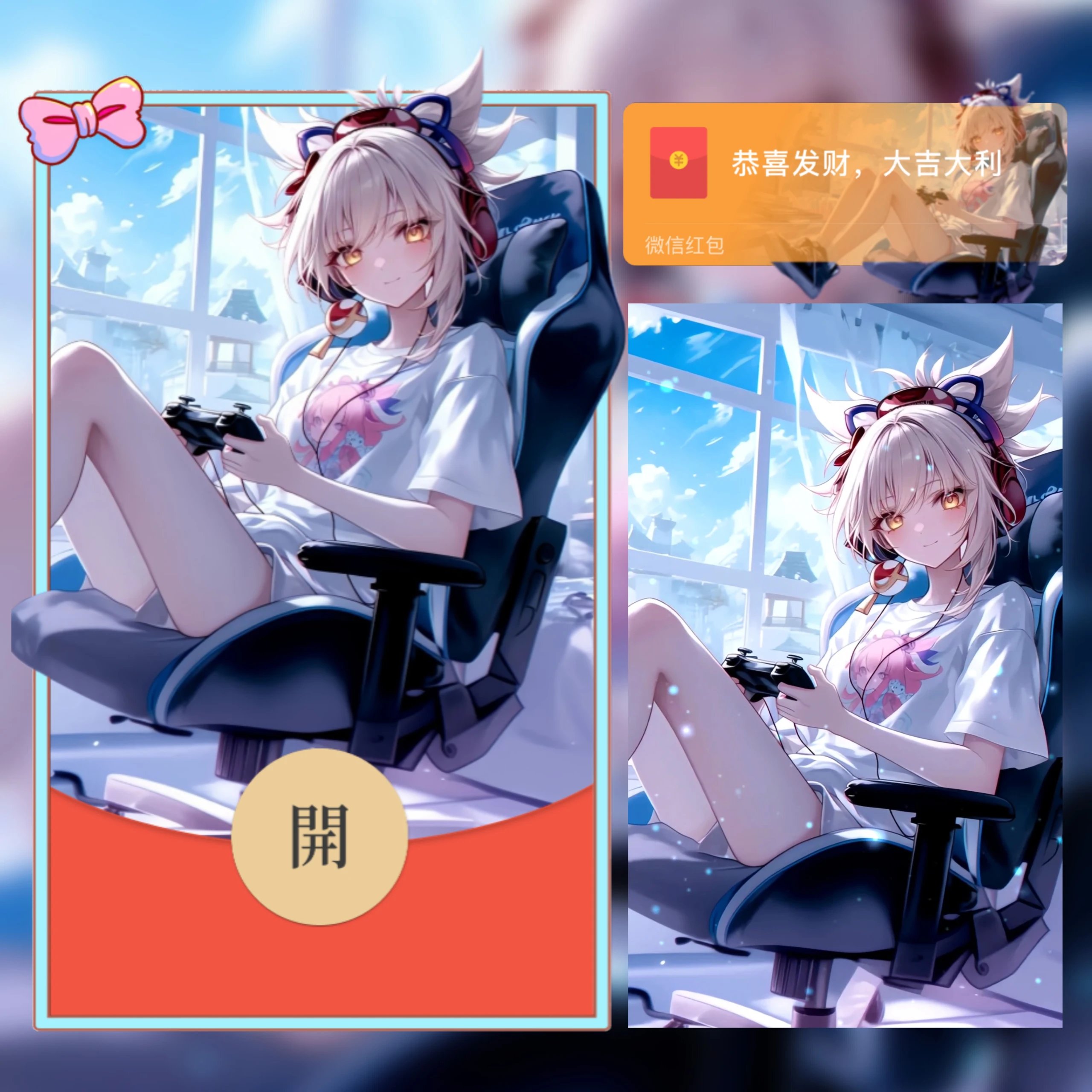 【红包封面】原神霄宫无售后ab
